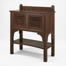 Server, c. 1880/90. Designed by Lockwood de Forest. Wood carved in Ahmedabad, India, assembled in New York.