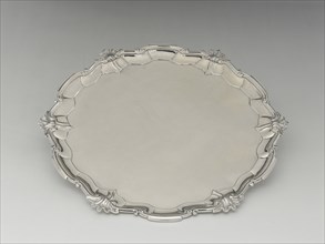 Salver, 1755/65. Designed by Myer Myers.
