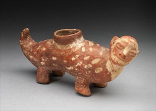 Vessel in the Form of an Animal with Four Legs and Long Tail, 400 B.C./A.D. 200.