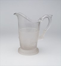 Westward Ho!/Pioneer pattern pitcher, c. 1876.