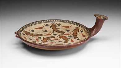Minitature Tray Depicting Suche Fish and Peppers, A.D. 1450/1532.