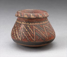 Miniature Jar with Textile-Like Geometric Pattern, A.D. 1450/1532.