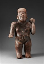 Standing Male Figure Holding a Ball, 100 B.C./A.D. 300.