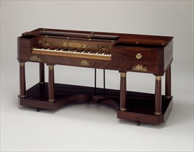 Pianoforte, 1818. Ormolu and brass decoration.