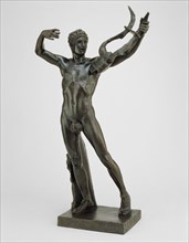 Young Sophocles Leading the Chorus of Victory after the Battle of Salamis, Modeled 1885, cast 1911. Cast by Gorham Manufacturing Co.