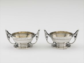 Pair of Salt Dishes, 1850/60.