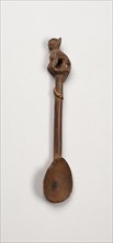 Spoon with Long-Tailed Puma on Handle, Peru, A.D. 1450/1532. Possibly Inca.