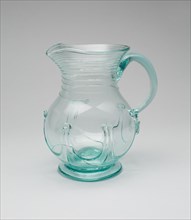 Water Pitcher, 1833/42. Possibly made by Redwood Glass Works.