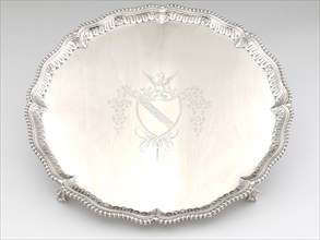 Salver, 1766/80. Commissioned by Matthew Clarkson.