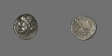 Hemidrachm (Coin) Depicting the God Zeus Amarios, 280-146 BCE.