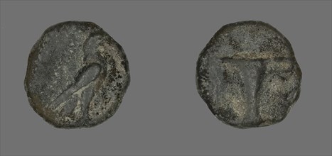 Coin Depicting an Eagle, about 320-250 BCE.