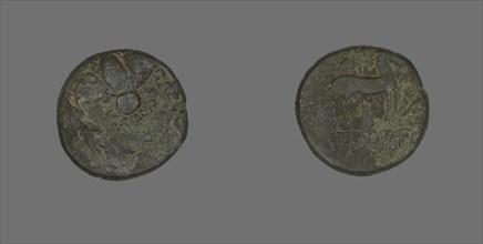 Coin Depicting a Wreath, 202-133 BCE.