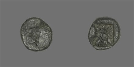 Diobol (Coin) Depicting a Lion, 395-377 BCE or 478 BCE and later.