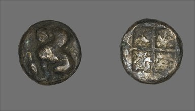 Drachma (Coin) Depicting a Sphinx, 478-412 BCE.