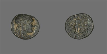 Coin Depicting the God Apollo, 222-187 BCE.