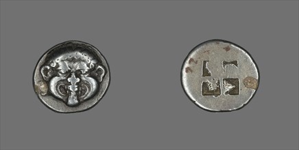 Drachm (Coin) Depicting a Gorgon, early 5th century BCE.