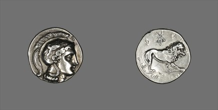 Stater (?) (Coin) Depicting the Goddess Athena, 4th-mid 3rd century BCE.