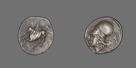 Stater (Coin) Depicting Pegasus Flying, 4th-3rd century BCE.