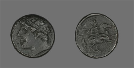 Coin Portraying King Hieron II, 274-216 BCE (Reign of Heiron II).