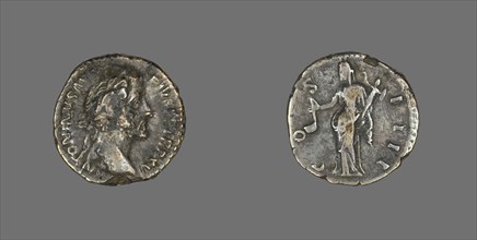 Denarius (Coin) Portraying Emperor Antoninus Pius, 151-152.