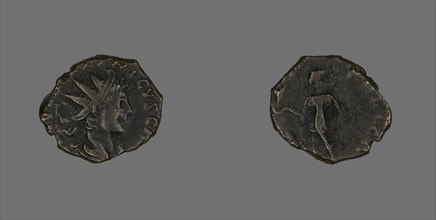Coin Portraying Emperor Tetricus II, 271-274.