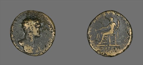 Dupondius (Coin) Portraying Emperor Hadrian, 117-138.
