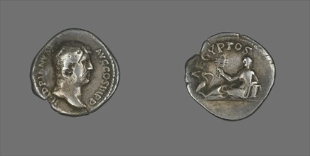 Denarius (Coin) Portraying Emperor Hadrian, 134-138.