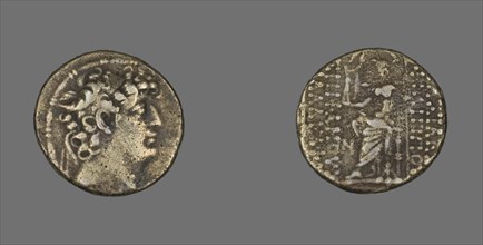 Tetradrachm (Coin) Portraying King Philippus I Philadelphus, 92-83 BCE.