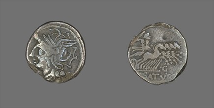 Denarius (Coin) Depicting the Goddess Roma, 104 BCE.