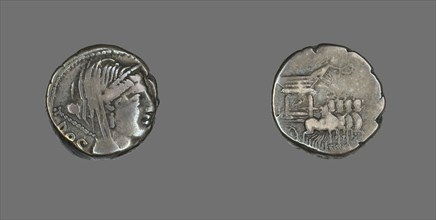 Denarius (Coin) Depicting the Goddess Juno, about 87 or 83 BCE.