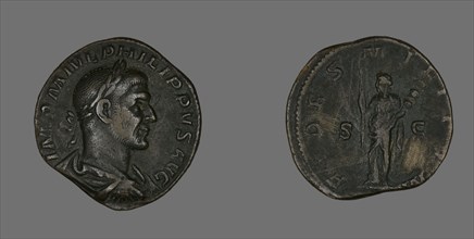 Coin Portraying Philip the Arab, 244-249.