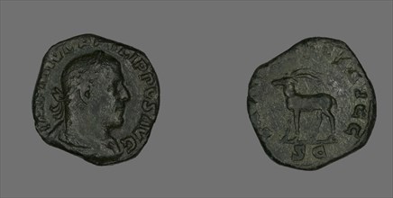 Sestertius (Coin) Portraying Philip the Arab, 248.