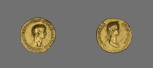 Aureus (Coin) Portraying Emperor Claudius, 50-54.