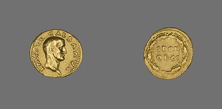 Aureus (Coin) Portraying Emperor Galba, 68 (July)-69 (January).
