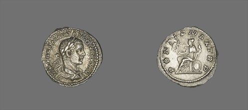 Denarius (Coin) Portraying Emperor Elagabalus, 218-222.