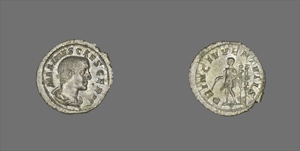 Denarius (Coin) Portraying the Emperor Maximus, late 235-early 236.