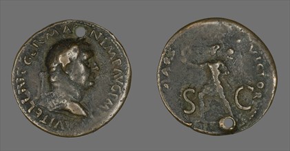 Sestertius (Coin) Portraying Emperor Vitellius, 69.