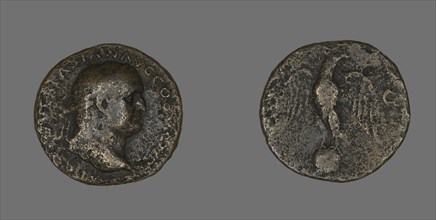 Coin Portraying Emperor Vespasian, 69-79.