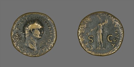 Coin Portraying Emperor Domitian, 81-96.