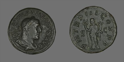 Sestertius (Coin) Portraying King Philip I, 246.