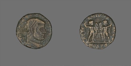 Coin Portraying Emperor Maxentius, 306-312.