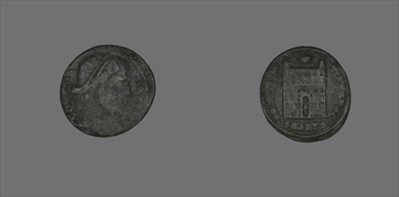 Coin Portraying Emperor Constantine, 272-337, probably 327-329.
