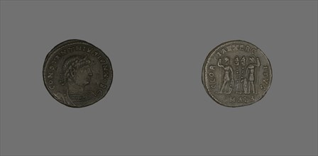 Follis (Coin) Portraying Emperor Constantine II as Caesar, 333-335.