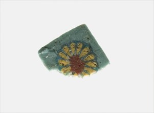 Fragment of an Inlay Depicting a Rosette, 1st century BCE-1st century CE.