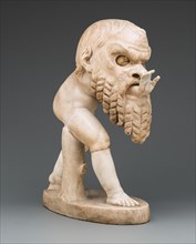 Statue of a Young Satyr Wearing a Theater Mask of Silenos, About 1st century.