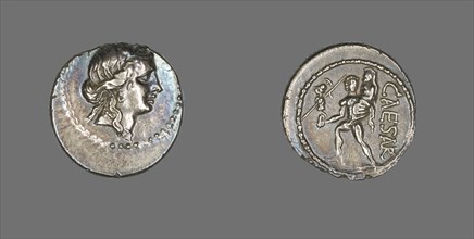 Denarius (Coin) Depicting the Goddess Venus, 47-46 BCE, issued by Julius Caesar.