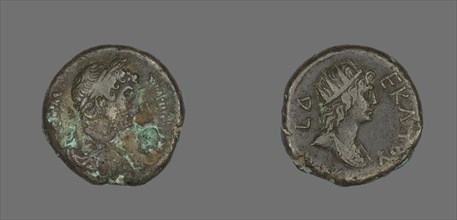 Tetradrachm (Coin) Portraying Emperor Hadrian, 117-138.