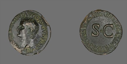 As (Coin) Portraying Emperor Tiberius, 22-23.
