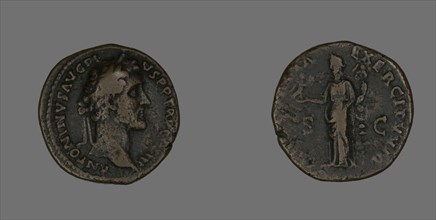 As (Coin) Portraying Emperor Antoninus Pius, 140-144.