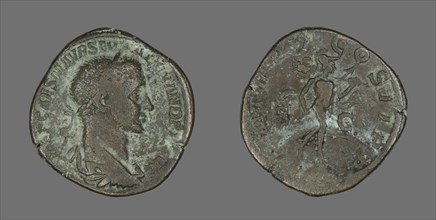 Sestertius (Coin) Portraying Emperor Severus Alexander, 266.